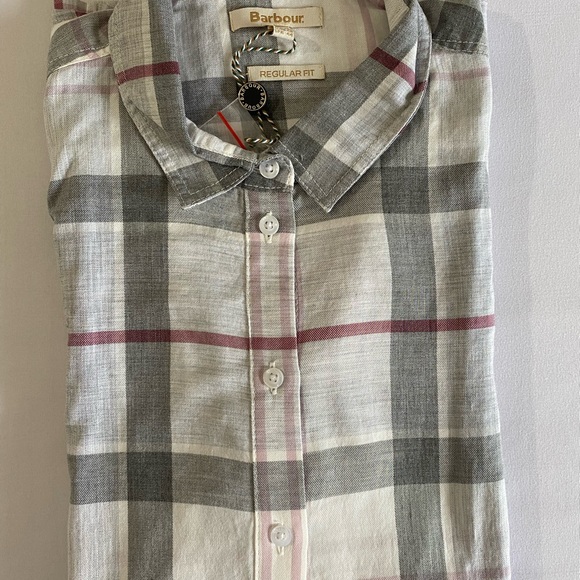 NWT Barbour relaxed classic plaid shirt - Picture 6 of 6